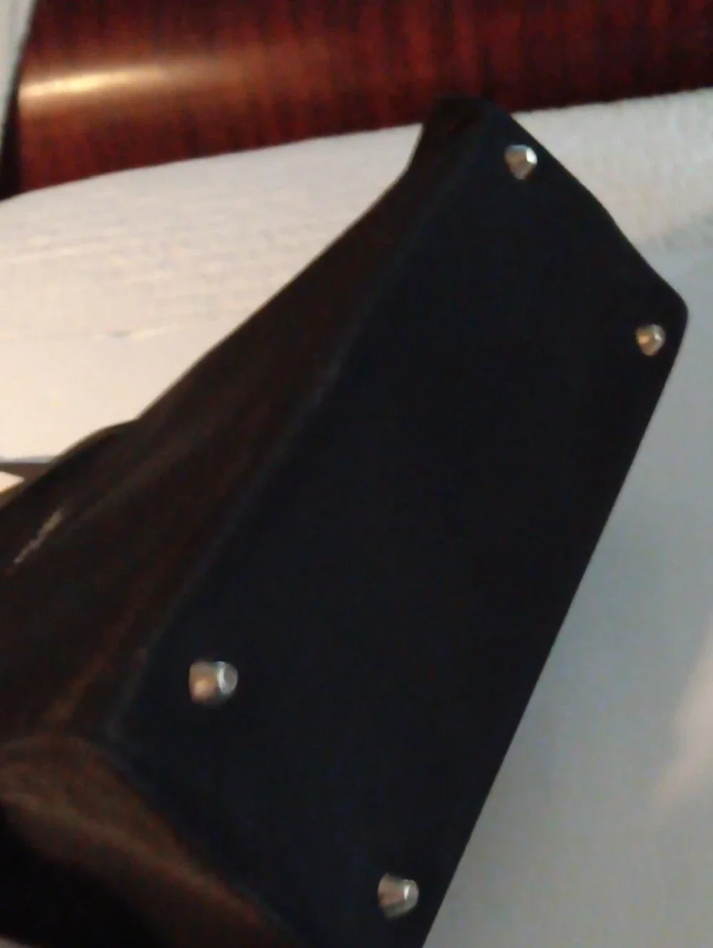 kate Spade Black Fabric Small Satchel